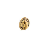 Emtek 8564US7 Rope Style Designer Brass One-Sided Deadbolt French Antique
