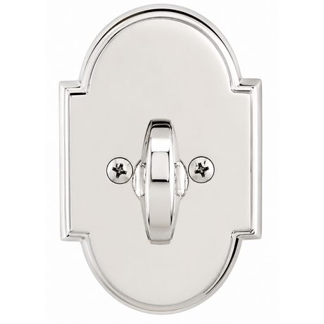 Emtek 8566US26 #8 Style Brass Modern One-Sided Deadbolt Polished Chrome