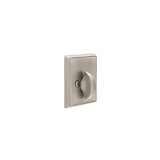 Emtek 8568US15A Rectangular Style Brass Modern One-Sided Deadbolt Pewter