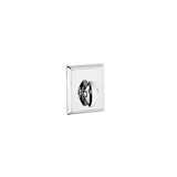 Emtek 8568US26 Rectangular Style Brass Modern One-Sided Deadbolt Polished Chrome