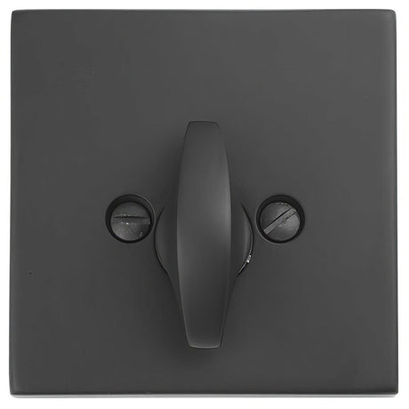 Emtek 8569US3NL 8569US Square Style Brass Modern One-Sided Deadbolt Unlacquered Brass