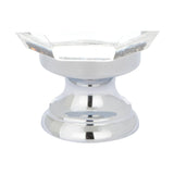Emtek 86012US26 Diamond 1-1/4" Crystal Cabinet Knob with Solid Brass Stem Polished Chrome