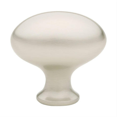 Emtek 86015US15 Egg Style 1" Solid Brass Cabinet Knob Satin Nickel