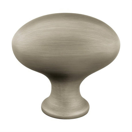 Emtek 86015US15A Egg Style 1" Solid Brass Cabinet Knob Pewter
