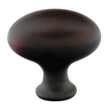 Emtek 86016US15A 86016US Egg Style 1-1/4" Solid Brass Cabinet Knob Pewter