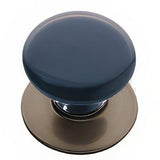 Emtek 86033US10B Ebony 1-3/4" Porcelain Wardrobe Knob with Solid Brass Rosette Oil Rubbed Bronze