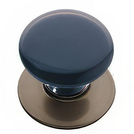 Emtek 86033US10B Ebony 1-3/4" Porcelain Wardrobe Knob with Solid Brass Rosette Oil Rubbed Bronze