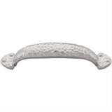 Emtek 86047US15 Hammered 3-1/2" Solid Brass Arts & Crafts Cabinet Pull Satin Nickel