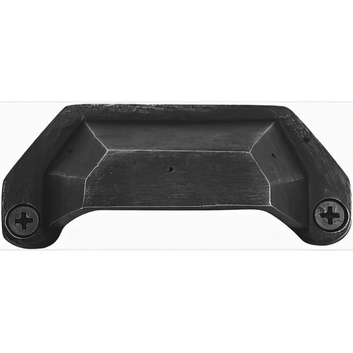 Emtek 86050FB Sandcast Bronze 4" Cabinet Cup Pull Flat Black