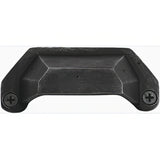 Emtek 86050FB Sandcast Bronze 4" Cabinet Cup Pull Flat Black