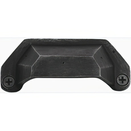 Emtek 86050FB Sandcast Bronze 4" Cabinet Cup Pull Flat Black