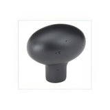 Emtek 86053FB Sandcast Bronze 1-1/4" Egg Cabinet Knob Flat Black
