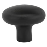 Emtek 86057FB Sandcast Bronze 1" Round Cabinet Knob Flat Black