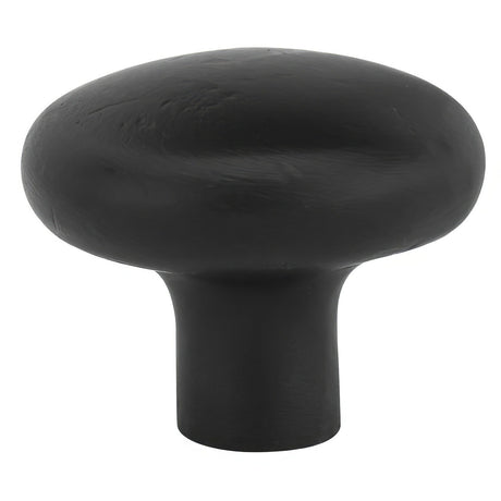 Emtek 86057FB Sandcast Bronze 1" Round Cabinet Knob Flat Black