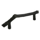 Emtek 86062FB Sandcast Bronze 3-1/2" Twig Cabinet Pull Flat Black