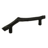 Emtek 86063FB Sandcast Bronze 4" Twig Cabinet Pull Flat Black
