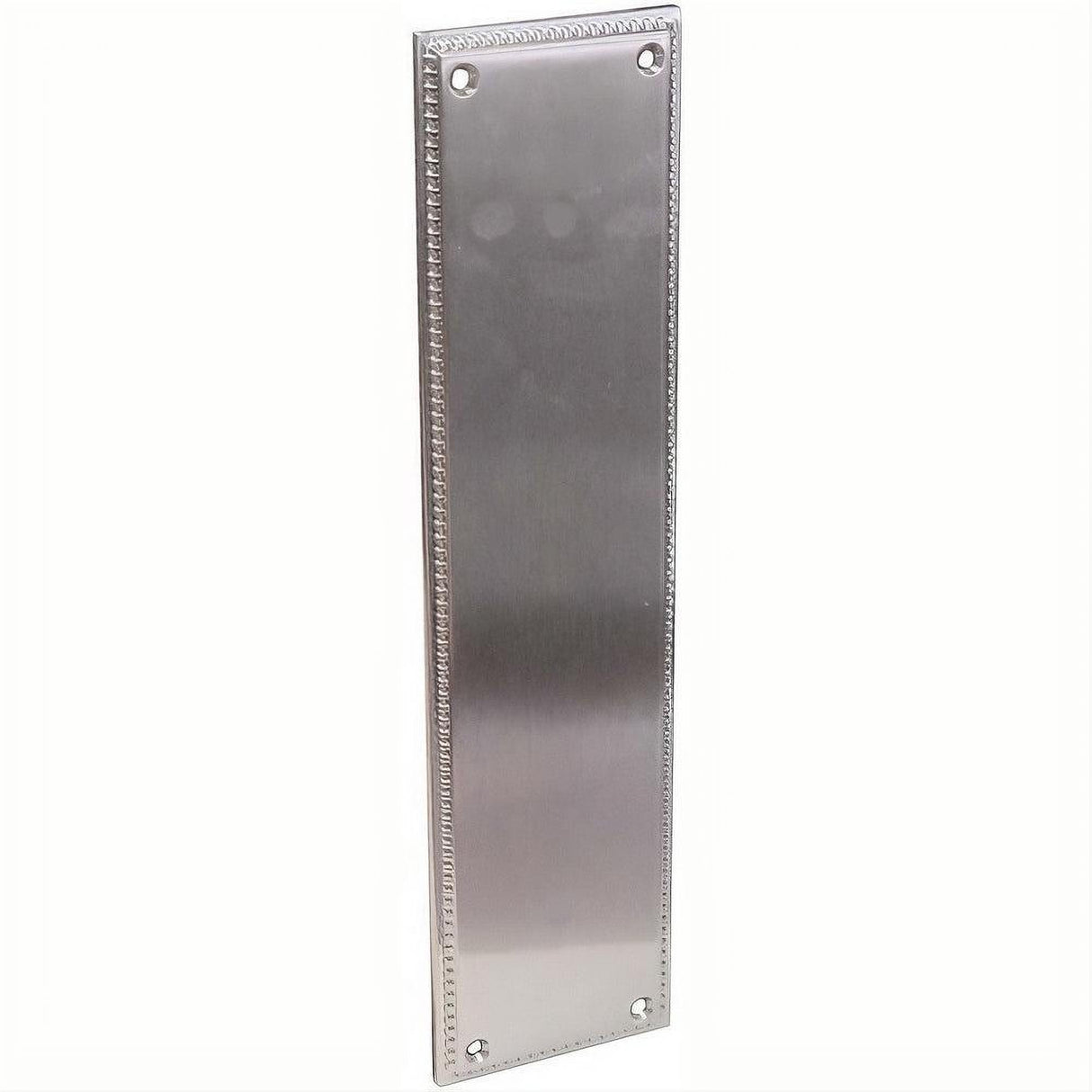 Emtek 86081US15 Designer Brass 12" Height Solid Brass Knoxville Push Plate Satin Nickel