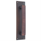 Emtek 86082US10B 12" Height Solid Brass Knoxville Pull Plate - Plate Only Oil Rubbed Bronze