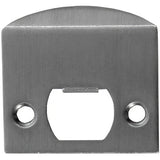Emtek 86086MB 86086US Solid Brass Extended Lip Strike with Screw Set Medium Bronze