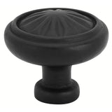 Emtek 86092FB Tuscany Bronze 1-1/4" Round Cabinet Knob Flat Black