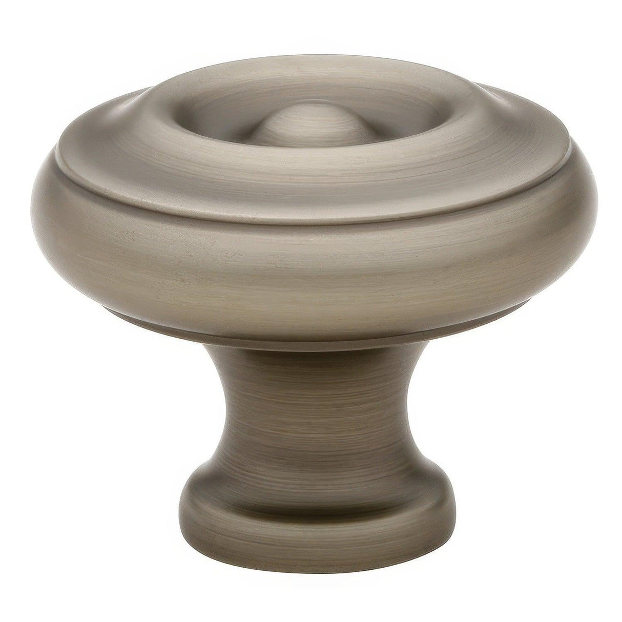 Emtek 86114US15A Waverly 1" Solid Brass Cabinet Knob Pewter