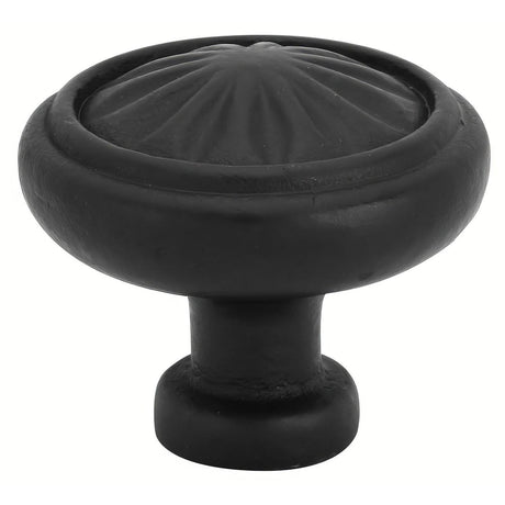 Emtek 86116FB Tuscany Bronze 1-3/4" Round Wardrobe Knob Flat Black