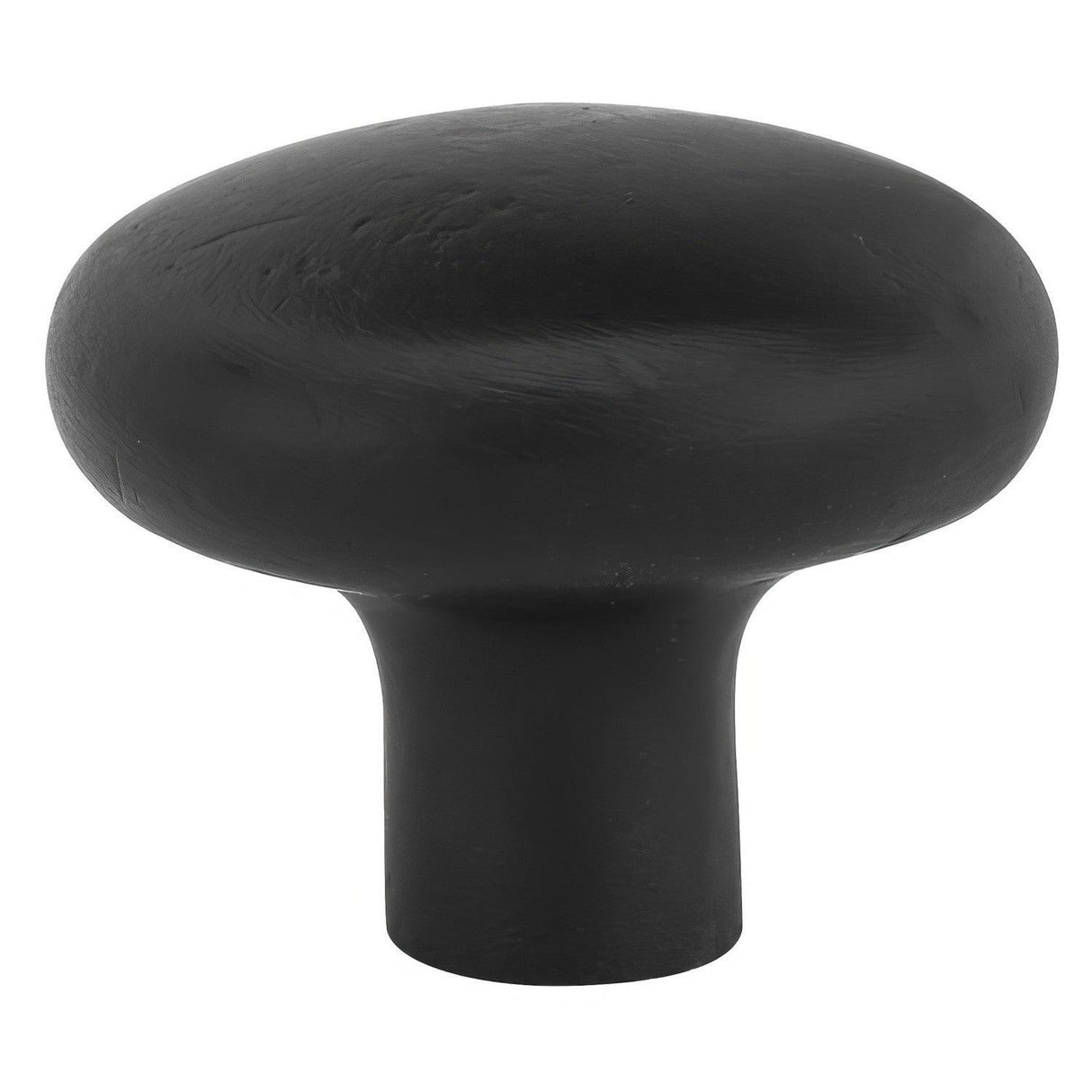 Emtek 86117FB Sandcast Bronze 1-3/4" Round Wardrobe Knob Flat Black
