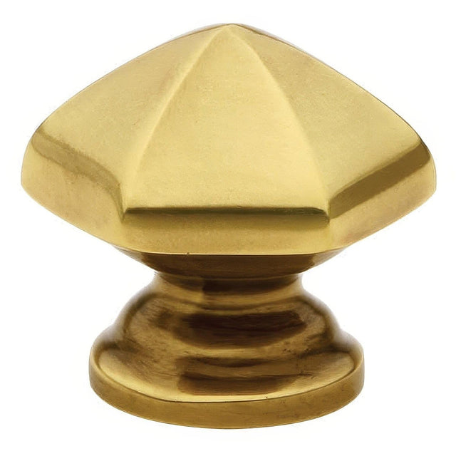 Emtek 86120US7 Hexagon 1-3/8" Solid Brass Cabinet Knob French Antique
