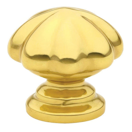 Emtek 86122US15 Melon 1-1/4" Solid Brass Cabinet Knob Satin Nickel