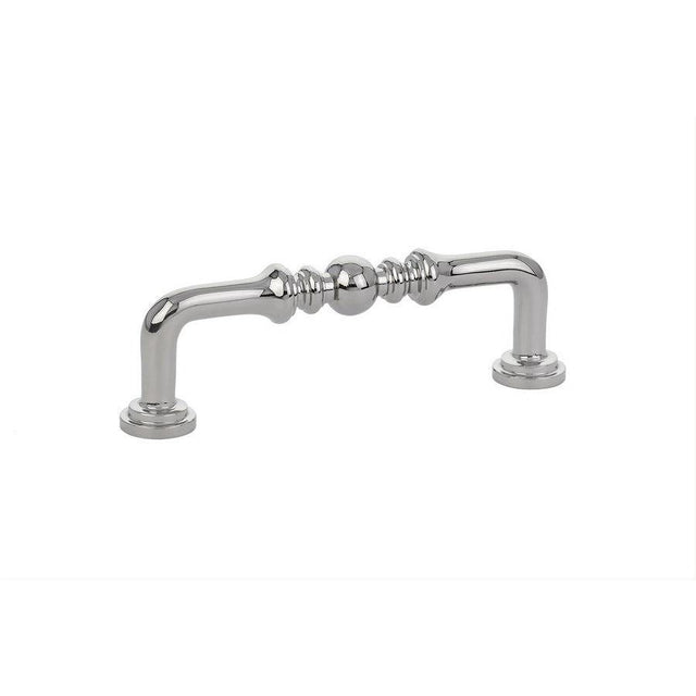 Emtek 86129US7 Spindle 3-1/2" Solid Brass Cabinet Pull French Antique