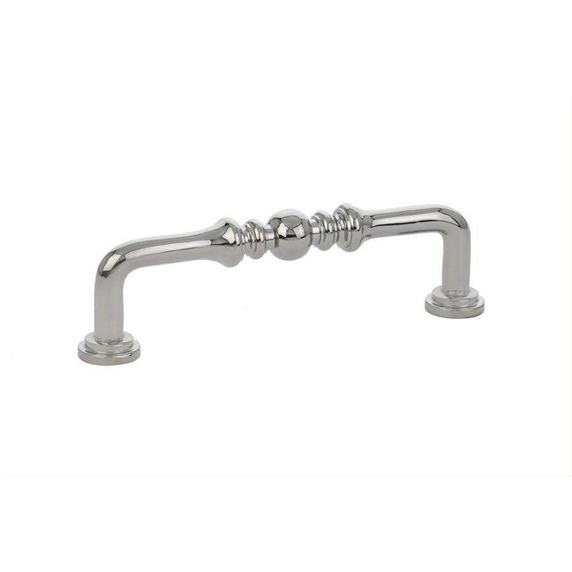 Emtek 86130US7 Spindle 4" Solid Brass Cabinet Pull French Antique