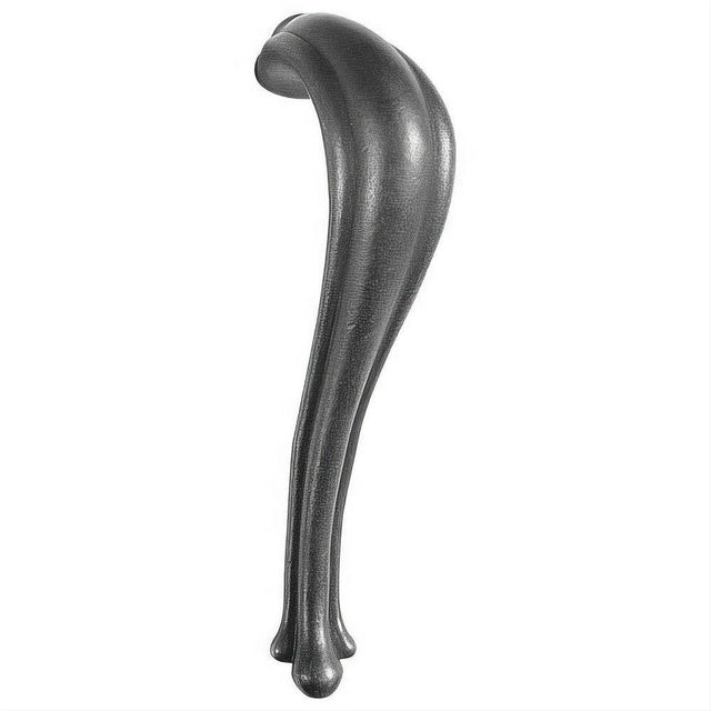 Emtek 86144RHFB Art Nouveau 8" Center to Center Right Hand Door Pull Flat Black
