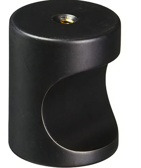 Emtek 86150US19 7/8" Solid Brass Modern Finger Cabinet Pull Flat Black