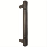 Emtek 86160FB Sandcast Bronze 8" Center to Center Nunez Door Pull Flat Black
