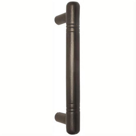 Emtek 86160FB Sandcast Bronze 8" Center to Center Nunez Door Pull Flat Black