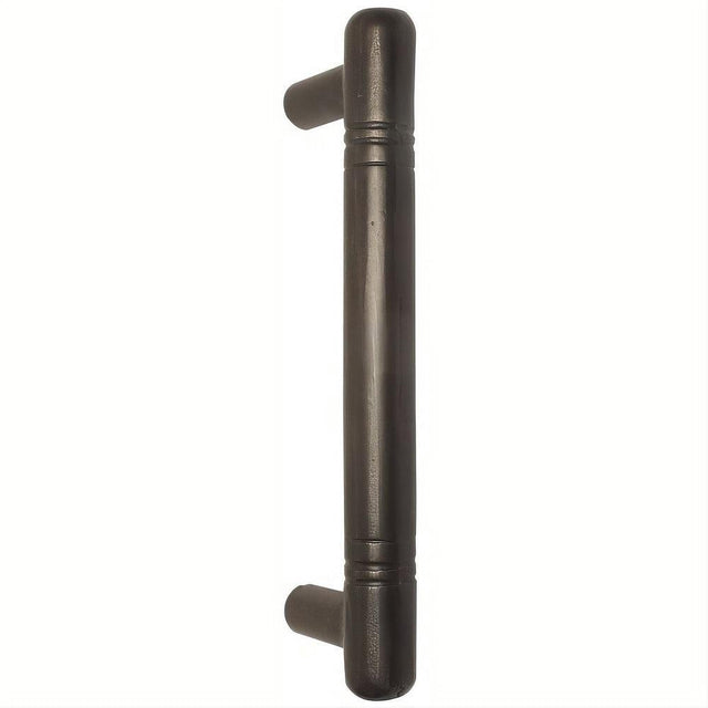 Emtek 86160FB Sandcast Bronze 8" Center to Center Nunez Door Pull Flat Black