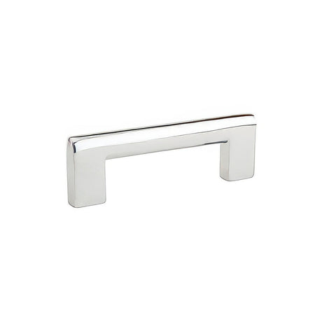 Emtek 86166US14 86166US Trail 12-1/2" Solid Brass Modern Bar Cabinet Pull Polished Nickel