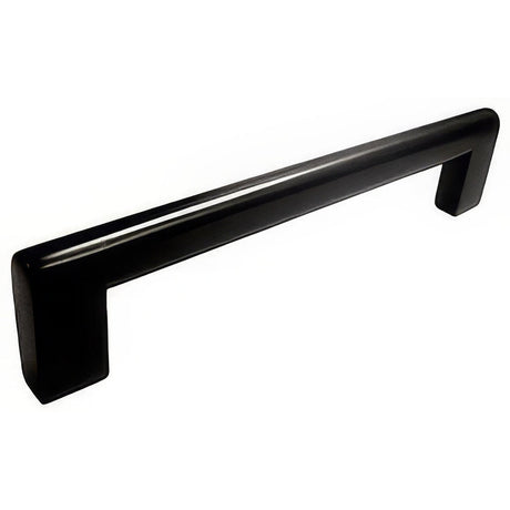 Emtek 86166US19 86166US Trail 12-1/2" Solid Brass Modern Bar Cabinet Pull Flat Black