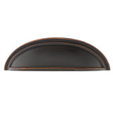 Emtek 86173US10B 4" Solid Brass Cabinet Cup Pull Oil Rubbed Bronze