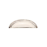 Emtek 86173US14 4" Solid Brass Cabinet Cup Pull Polished Nickel