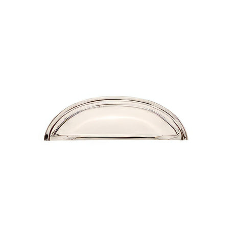 Emtek 86173US14 4" Solid Brass Cabinet Cup Pull Polished Nickel