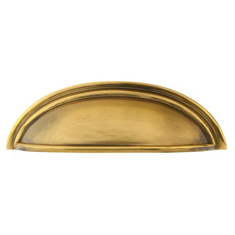 Emtek 86173US7 4" Solid Brass Cabinet Cup Pull French Antique