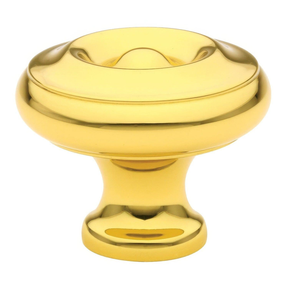Emtek 86201US3 Waverly 1.75" Solid Brass Cabinet Knob Polished Brass