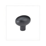 Emtek 86217FB Egg 1-3/4" Sandcast Bronze Cabinet Knob Flat Black
