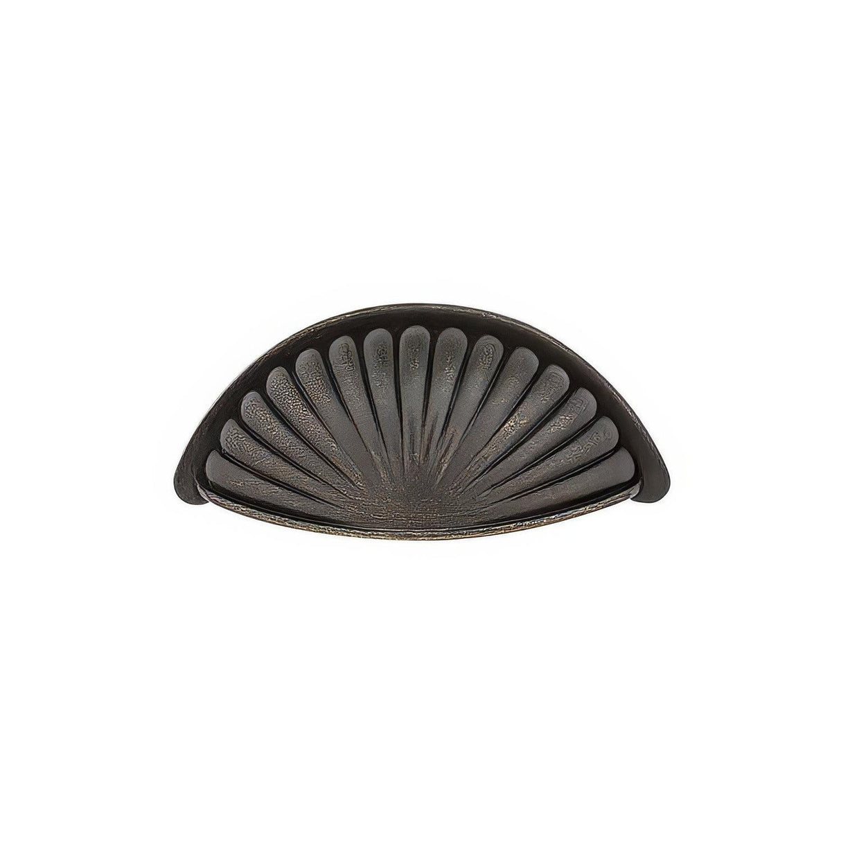 Emtek 86232MB Fluted 3" Tuscany Bronze Cabinet Cup Pull Medium Bronze