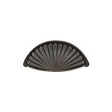 Emtek 86232MB Fluted 3" Tuscany Bronze Cabinet Cup Pull Medium Bronze