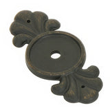 Emtek 86234MB Tuscany Bronze 2.25" Cabinet Knob Back Plate Medium Bronze