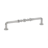 Emtek 86248US19 Spindle 6" Solid Brass Cabinet Pull Flat Black