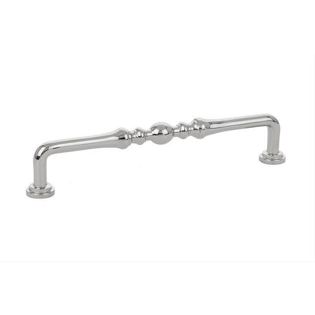 Emtek 86248US19 Spindle 6" Solid Brass Cabinet Pull Flat Black