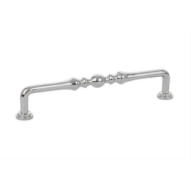Emtek 86248US19 Spindle 6" Solid Brass Cabinet Pull Flat Black